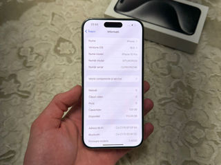 iPhone 15 Pro 128GB White Titanium foto 8