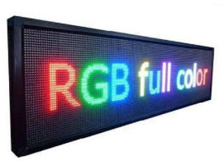 Экран Светодиодный полноцветный RGB P6 IP64 80x23cm уличный, наружная реклама, программируемый WiFi