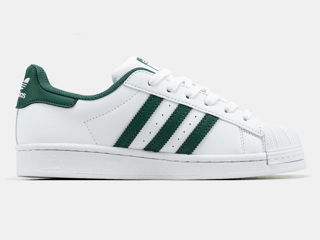 Adidas Superstar White Green Unisex 36-44 foto 7