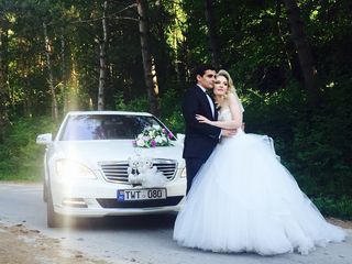 Mercedes-benz S-class alb/negru pentru nunta ta!!! 20€/1h foto 4