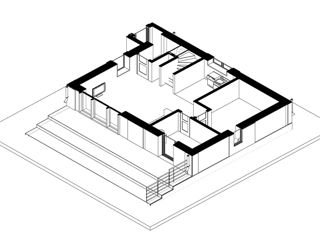 Casă de locuit individuală cu 2 niveluri / 90m2 / arhitect / construcții / stil clasic foto 9