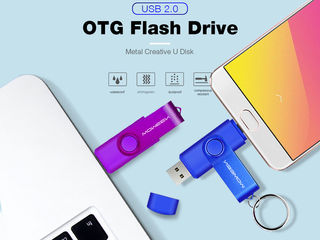 32GB OTG USB 2.0 Flash Drive 2 в 1 foto 5