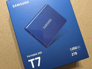 Samsung Portable SSD T7 USB 3.2 2TB, New 2024.