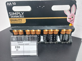 Duracell AA10 20 buc  220 lei