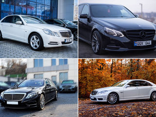 rentmercedes.md - De la 10 €/ora! Аренда/chirie Mercedes Benz albe/negre (белые/черные) foto 10