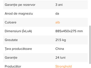 Stronghold SWH-50SE Boiler electric foto 8