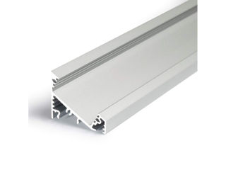 Profil din aluminiu de colt CORNER 27 pentru banda LED - anodizat 2 metri - set complet Profilul LED foto 1