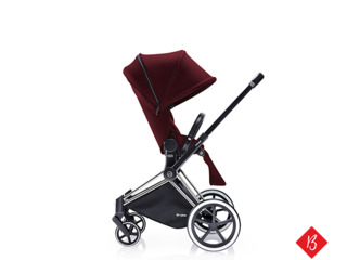 Nou! Cybex Priam Lux Platinum Carucior sport cu scaun auto Aton M - Hot n Spicy Red foto 5