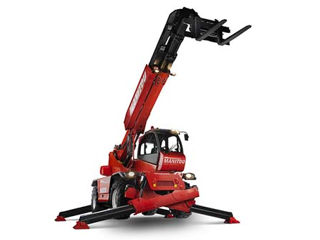 Телескопический погрузчик с поворотной башней Manitou MRT2470 foto 18