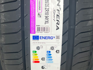 2 шины/2 anvelope 255/35 R18 Nexen N`fera Sport/ Доставка, livrare toata Moldova 2024 foto 2