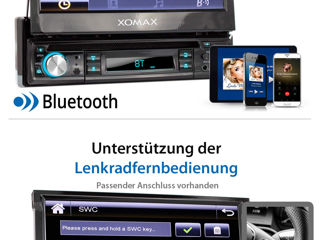 Se Vinde Auto-Xomax Nou In Cutie Urgent Adus Din Germania DVD/CD/MP3/AUX/Bluetooth Audio foto 6