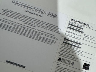 MacBook Pro 14 M3 1 TB Sigilat foto 3