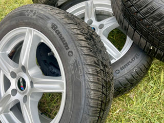 Vind set roți cauciucuri practic noi 205/55 R16 5x120 foto 5