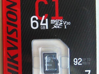 Micro SD Hikvision 32 și 64Gb foto 1