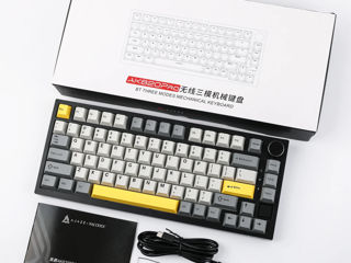 AJAZZ AK820 PRO Mechanical Keyboard (BLACK) Nouă