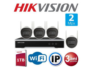 Hikvision Set Wi-Fi 2 Megapixeli, Nk42W0H foto 2