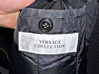 Original Versace Collection Sleeve Leather Bomber foto 4