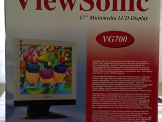 Monitor ViewSonic 17 ,LCD Display VG 700 foto 1