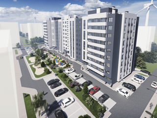 Apartament cu 2 camere, 55 m², Durlești, Chișinău foto 2