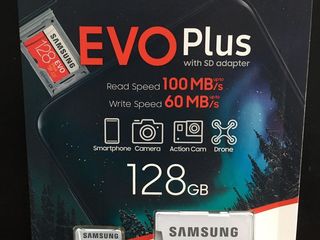 MicroSD 128 GB Samsung EVO Plus! Originala foto 3