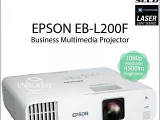 Proiector Epson EB-L200F White foto 2