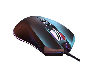 Mouse cu fir pentru joc XO-M3 Wolf Warriors RGB foto 2