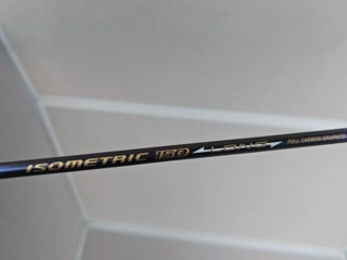 Yonex Badminton Racket Isometric 150 Long Full Carbon Graphite foto 6