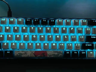 68 Keys Portable 60% Mechanical Gaming Keyboard,with Blue Switches For Windows/Laptop/PC For Mac foto 2