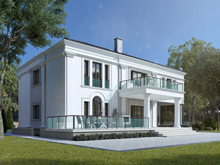 Proiect de casa mare 340m2 cu demisol / arhitect / proiecte de casa / arhitectura / Machete
