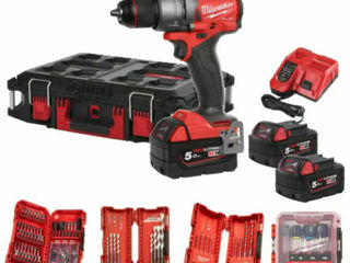 Masina de gaurit-insurubat cu percutie / ударная дрель milwaukee m18 fpd3100p-502p fuel, 4933498240 foto 2