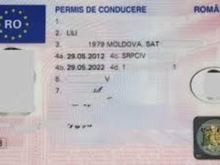 Permis de conducere romanesc Urgent CPI / CPC / ADR