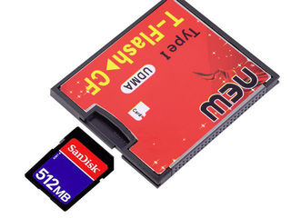 Адаптер CF Compact Flash - microSD foto 1