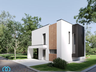 Proiect de casa cu 2 nivele si 2 locuri de parcare / arhitect / proiecte de casa / arhitectura foto 4