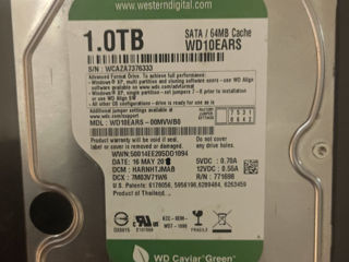 Продам HDD Western Digital 1.0 TB.