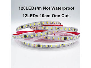 Bandă LED strălucitoare 220V, 12 W/m, 2835, 10m, 1200 LED, 4000K Nou!!!    Bandă LED pentru 220 volț foto 2