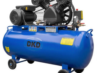 Compresor 100L 2.2kW, 2 pistoane DKD XY2065A / 2200W, 250 l/min/ garantie, livrare gratuita foto 1
