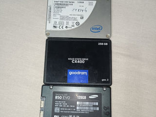Продам 2.5 SATA3 SSD 120-256 gb! HDD 3.5 1024 gb (1 терабайт)