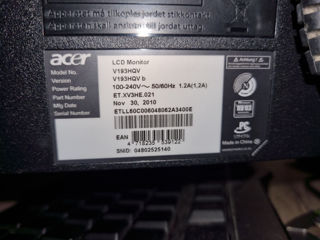 Monitor/Монитор Acer V193HQV foto 3