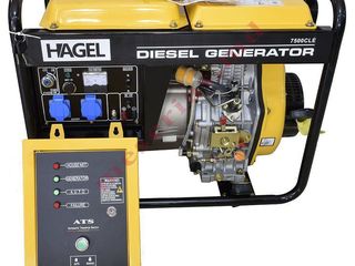 Generator Hagel 7500CLE -ATS дизельный генератор мощностью 5.5 квт/гарнтия/ доставка/21800 lei foto 1