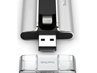 Card stick memorie SanDisk iXpand Flash Drive For iPhone and iPad 64 GB Lightning USB 3.0 foto 5