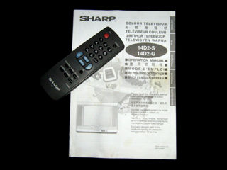 Маленький телевизор "Sharp 14D2" foto 8