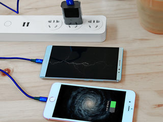 Cablu USB 3 in 1 Micro + Lightning + Type-C 3A. Livrarea gratuita in toata tara foto 5