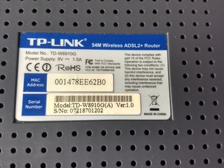 ADSL WI-FI router TP-LINK TD-W8910G - livrare gratuita, garanție foto 4