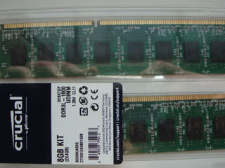 RAM Crucual DDR4 PC 8Gb (2x4Gb), 2666 MHz, CL19, NOU, sigilat 500 lei foto 2