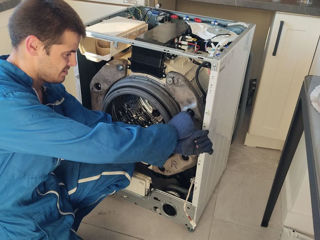 Reparația și instalarea mașinilor automate de spălat la domiciliu. foto 4