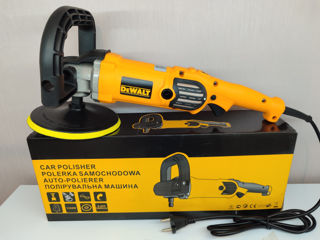 Новая полировальная машина DeWalt 1250W с регулировкой