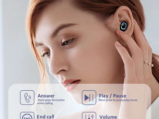 Беспроводные наушники HBQ-Q32 TWS Bluetooth V5.0 с зарядным кейсом и функцией Power Bank фото 3