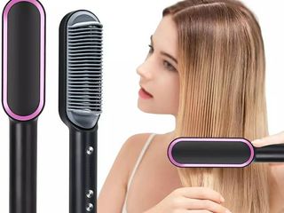 Расческа выпрямитель fast hair straightener HQT-909B foto 1