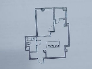 Apartament cu 1 cameră, 33 m², Botanica, Chișinău