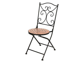 Scaun Bistro Mozaic Terra Metal-Piatra 40X38X90Cm